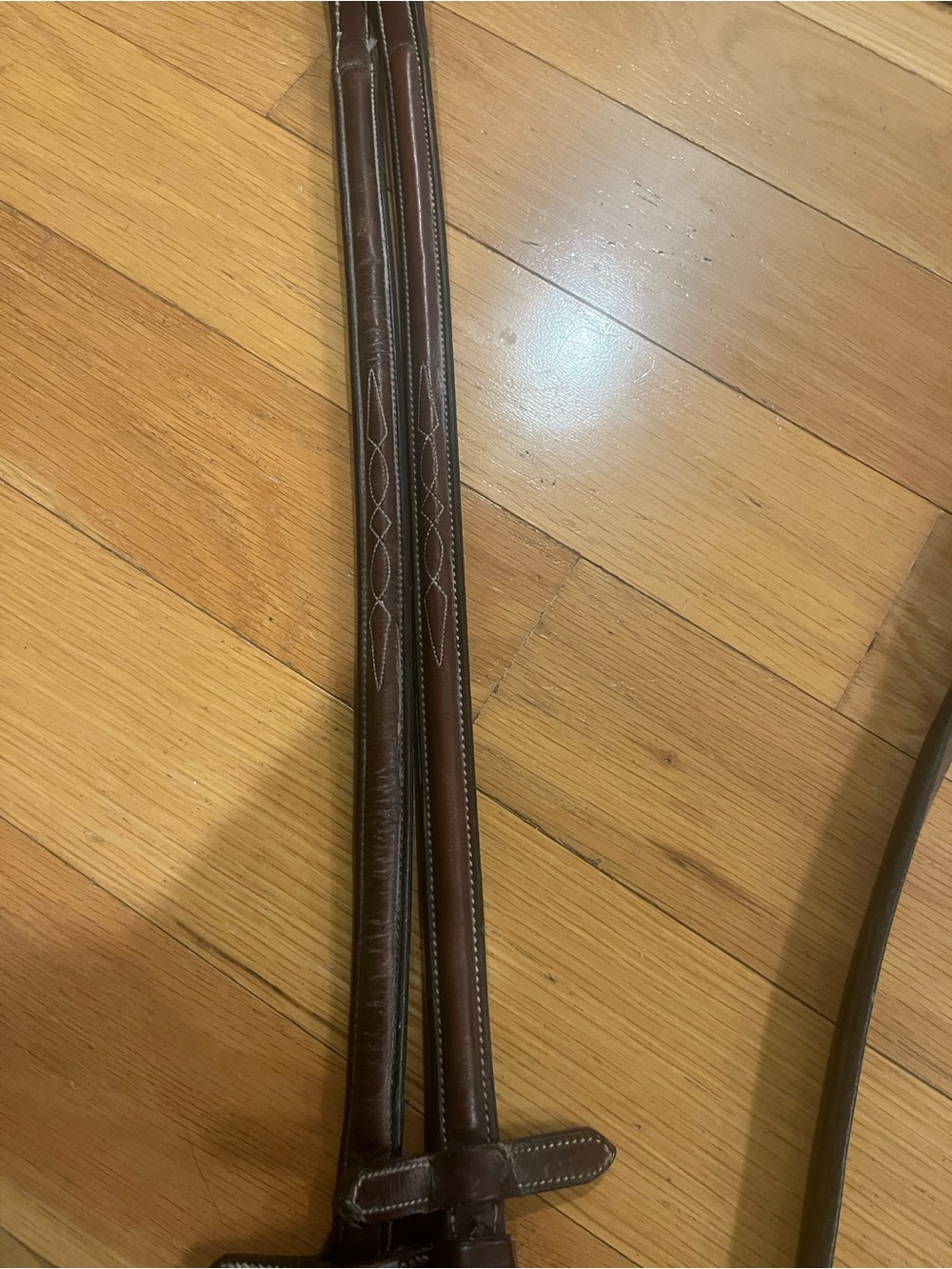 Nunn Finer Soft Grip Fancy Stitched Reins - Picture 2 of 6